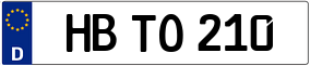 Truck License Plate